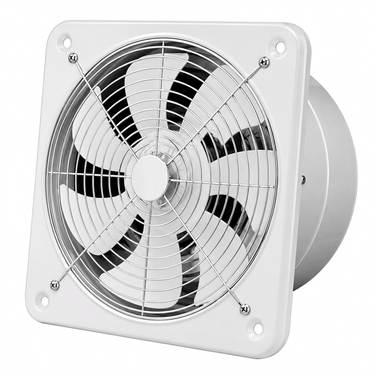 Premium Industrial Exhaust Fan High Velocity Square Ventilation Fan for Workshop, Kitchen, and Warehouse